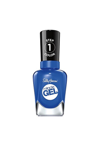 Sally Hansen Miracle Gel Nail Polish without artificial UV light Tidal Wave, Blue, Intensely Glossy