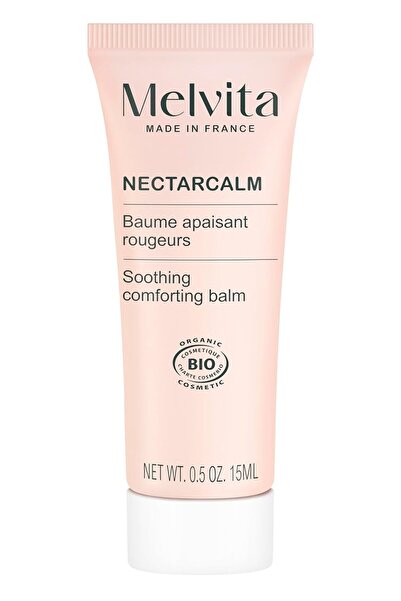 Melvita Balsam corector calmant pentru ameliorarea iritațiilor și roșeții, textură cremoasă și hidratantă,