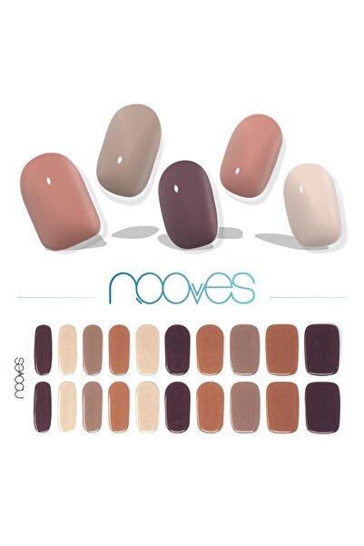 Nooves Gel Nails Premium Luxe Culoare Solidă 20 Bucăți