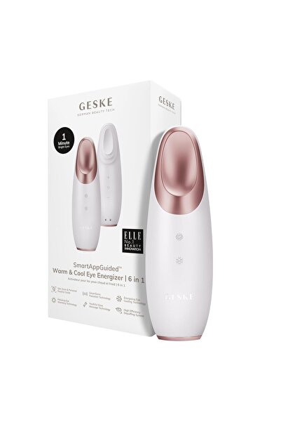 Geske | SmartAppGuided™ Warm & Cool Eye Energizer | 6 in 1 | Eye Massager against Dark Circles | E