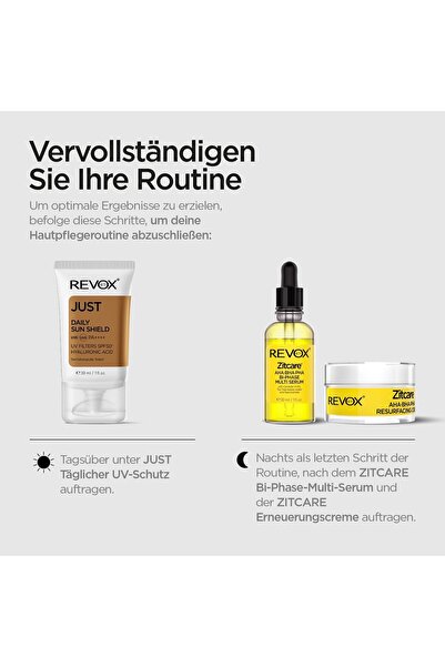 REVOX B77 Zitcare, AHA/BHA/PHA, Anti-pete, Cremă de tratament local, Pentru acnee și pete, ...