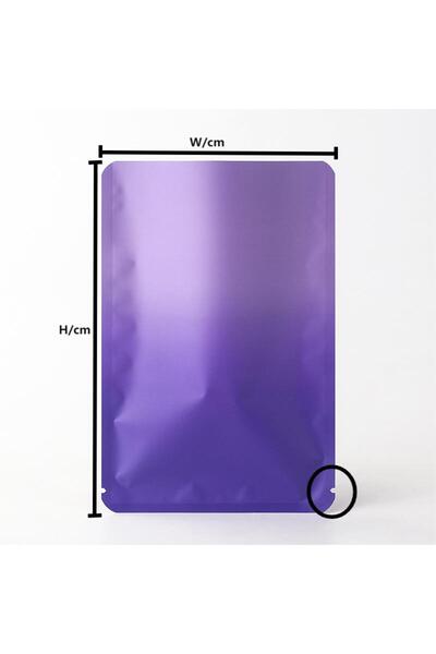 Choice69 60 كيس تغليف حلوى، مقاس 7×10 سم، لون بنفسجي، ذو جوانب مستقيمة، غير ل...