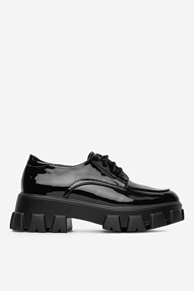 DeeZee Γυναικεία Χαμηλά Παπούτσια Μαύρα με Χοντρή Σόλα 38