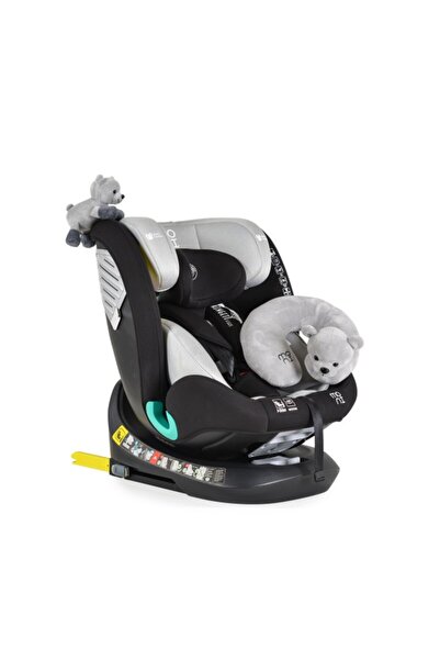 Moni Scaun auto 0-36 kg cu isofix Serengeti Gri, sezut rotativ 360° si pozitie de somn