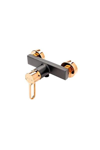 Fdesign Shower Faucet Zaffiro, Black-Rose Gold