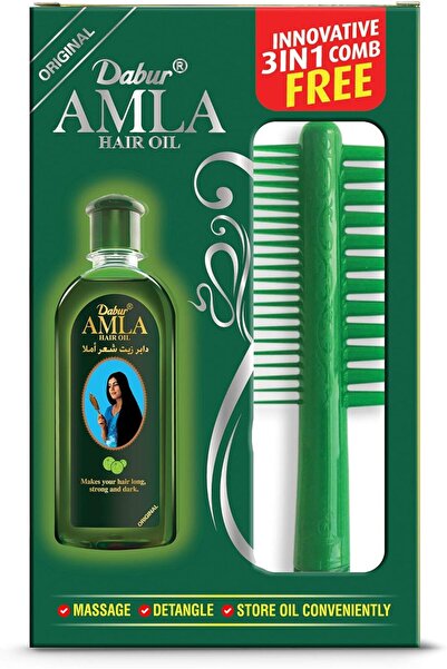Dabur زيت شعر أملا مع أداة توزيع - 500 مل