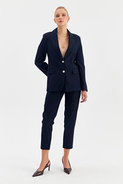 Nish&Chic Double Silver Button Jacket