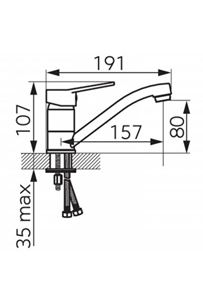 FERRO Freestanding washbasin mixer, with movable spout ISSO
