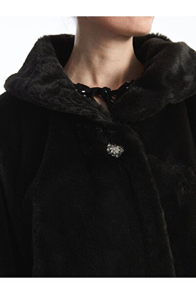 LC Waikiki LCW Grace Ceket Yaka Kadın Kürk Kaban