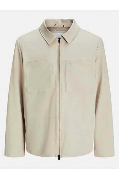 Jack & Jones Ανδρικό Μπουφάν Ελαφρύ Jack Jones 12270677 Μπεζ