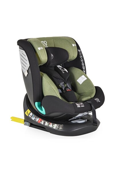 Moni Car seat 0-36 kg with Isofix Serengeti Green, 360° rotating seat and sleeping position, recomm