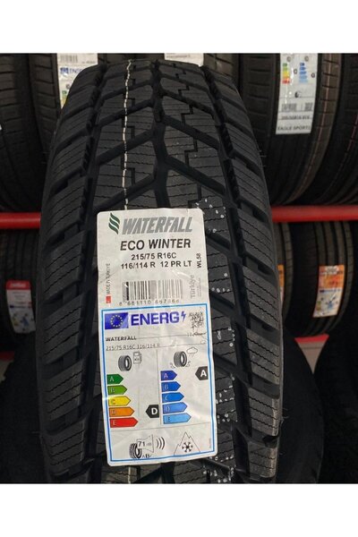 waterfall 215/75 R16C 116/114R 12PR Eco Winter Hafif Ticari Kış Lastiği (2025 Üretim)