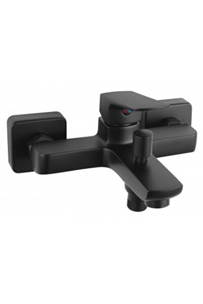 FERRO Baterie cada/dus perete negru Vitto Black Verde Line