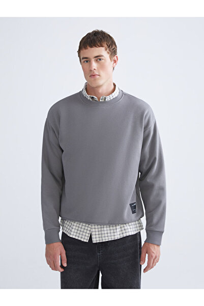 LC Waikiki Sparkling Choices from Shining Store |   Crew Neck Embroidered Men's Thick Sweatshirt
