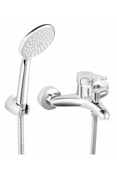 FERRO Wall-mounted bath-shower faucet, including shower set ISSO