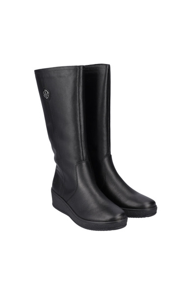 Rieker Casual boots, women, RIEKER, Y4470-01 black, genuine leather 40