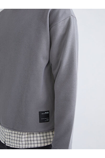 LC Waikiki Sparkling Choices from Shining Store |   Crew Neck Embroidered Men's Thick Sweatshirt