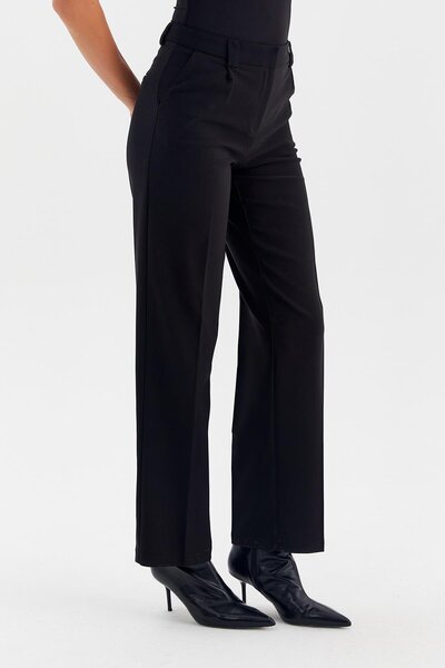 Nish&Chic Single Pleated Palazzo Pants