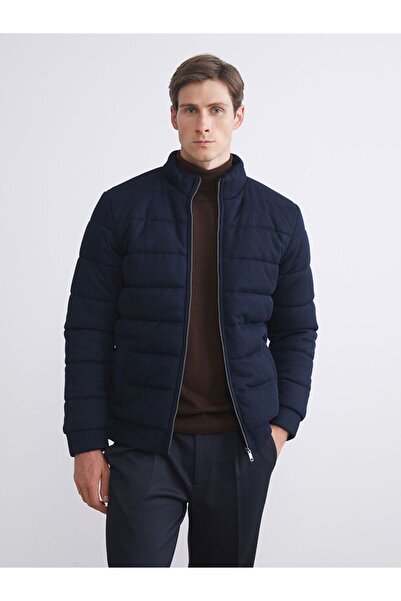 LC Waikiki Ανδρικό παλτό Slim Fit Stand Collar