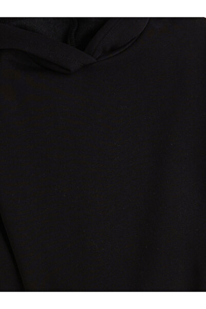 LC Waikiki Μαύρο κοριτσίστικο κοστούμι με κουκούλα