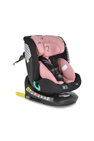 Cangaroo Столче за кола с Isofix 0-36 кг, размер I, розово, позиция за спане,...