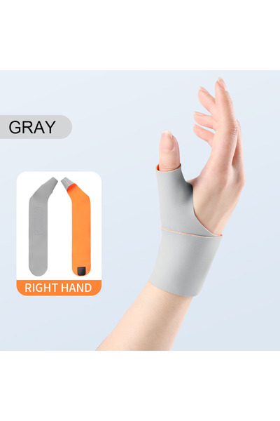 Choice Gray-Right 1Pcs Thumb Compression Wrist Brace Lightweight Thumb Sleeve Joint Support Prevents Sprain