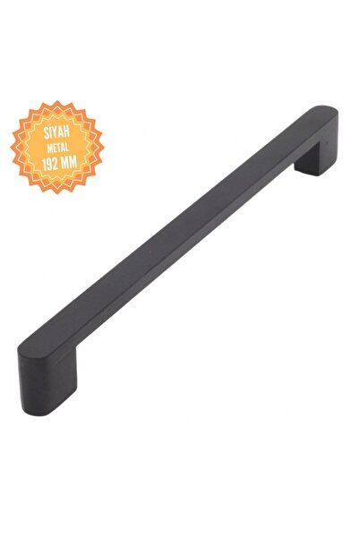 KOÇSAN Λαβή Asel Μαύρη 192 mm Πολυτελής λαβή για έπιπλα κουζίνας σε χωριάτικο...