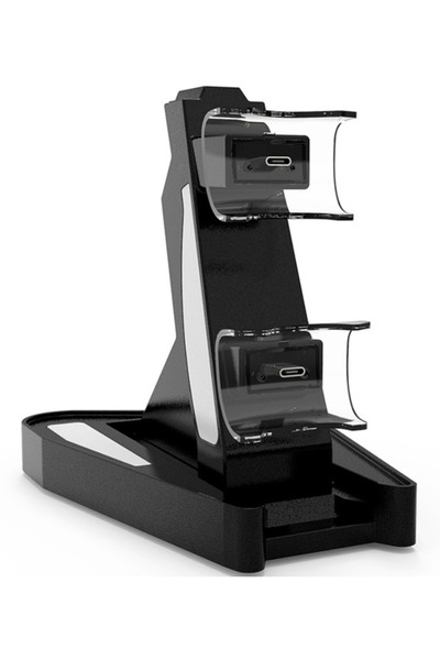 No branded Suport de încărcare pentru două controllere PS5, LED, alimentare U...