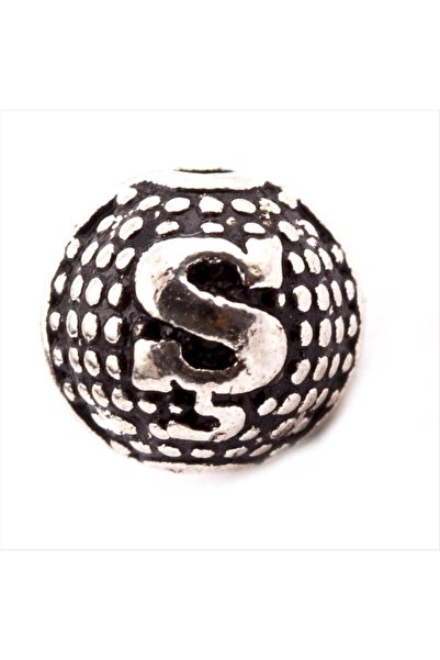 Marsilyan 8 mm Metal Letter (Metal Prayer Beads Letter) Ilkel-Bjt940
