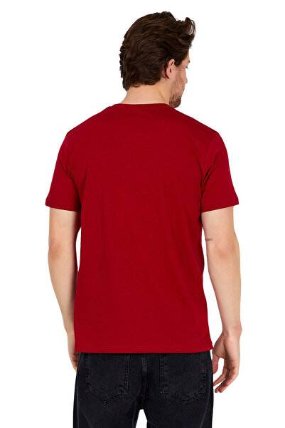 DK DAKSEL Men's 10-Pack Short Sleeve Red Crew Neck Basic T-Shirt