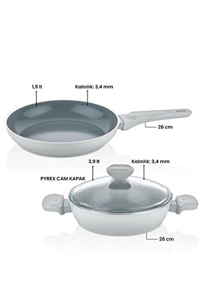 FALEZ Li̇va 24 Kisa - 24 Piece Ceramic Set