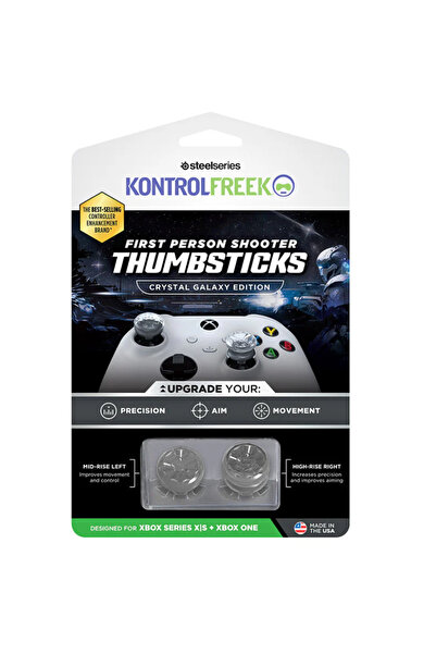 No branded Mânere KFreek Crystal Galaxy (2) pentru Xbox Series X/One S/One, Transparente