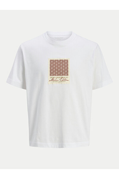 Jack & Jones Ανδρικό T-Shirt Jack Jones 12273019 Λευκό