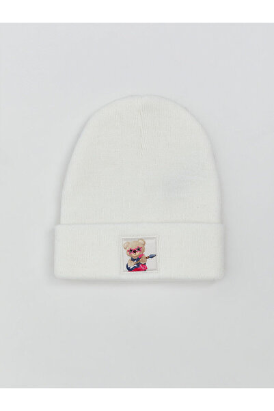 LC Waikiki Beretă pentru fetiță cu broderie de ursuleț