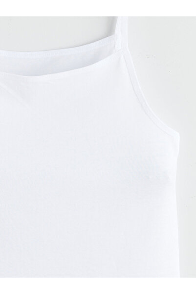 LC Waikiki Özmarka New Season Square Neck Girls' Tank Top 2-Pack