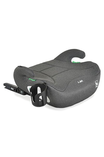 Moni Înălțător auto cu Isofix și suport pentru pahare Cangaroo I-Jet gri, înălțime recomandată 125-150 cm, detașabil