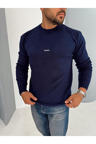 Combineman35 SILENCE Pulover din tricotaj cu detalii brodate