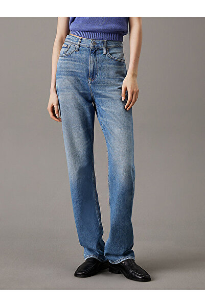 Calvin Klein Women's High Rise Straight Jean Pants