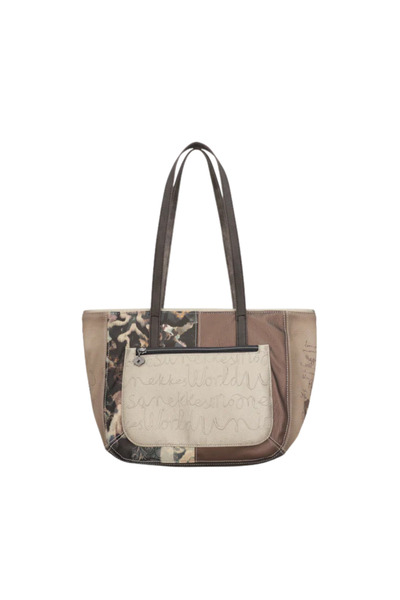 Anekke Casual purse, women, 41702-367, gray, -leather