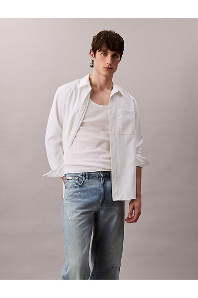 Calvin Klein Men's 90S Straight Longstand Jeans