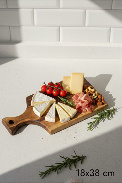 Misy Design Ceviz Ağacı %100 Doğal El Yapımı Kesme & Sunum Tahtası / Penguen Desen