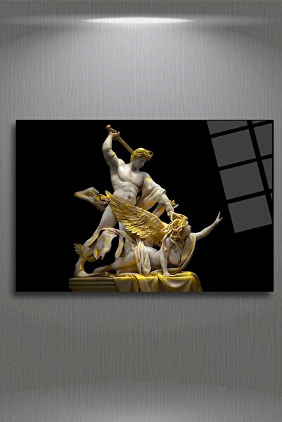 HMDS CONCEPT Medusa și Perseus pictură orizontală pe sticlă 382