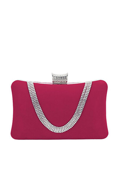 SOFILINE Geantă de mână din catifea roșie B-1007 01