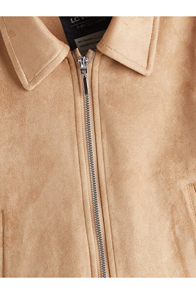 LC Waikiki Μπουφάν για κορίτσια με σουέτ εμφάνιση (W5)