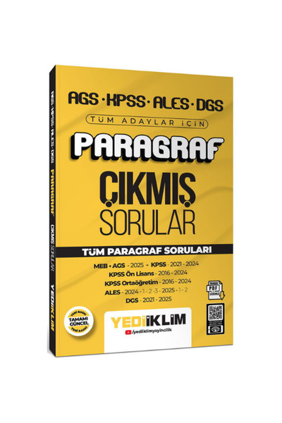 Doktrin Yayınları 2026 KPSS ALES DGS AGS Paragraf Çıkmış Sorular ve 20x35 Paragraf Deneme (2 Kitap)+1 Deneme Hediyeli