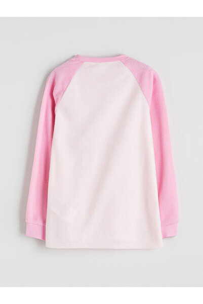 LC Waikiki Crew Neck Fleece Girls' Pajama Set (W5)