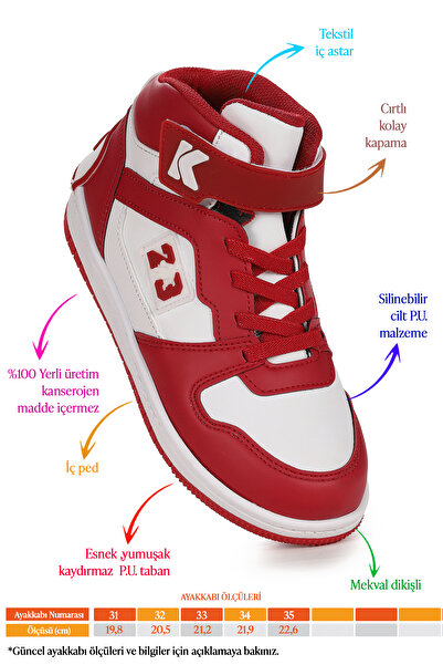 KARAMAZI Carde Daily Velcro Boys' Sports Shoes