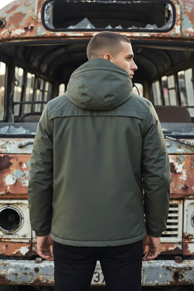 FLUEND MODA Winter Fur Lined Waterproof and Windproof Coat