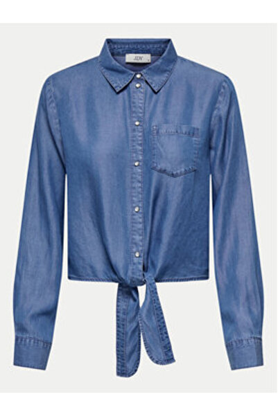 JDY Γυναικείο Πουκάμισο 15252957 Μπλε