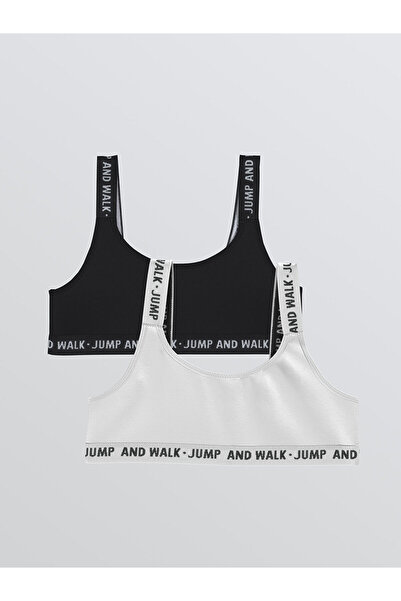 LC Waikiki Cey New Season Printed Girls' Bustier 2-Piece Set